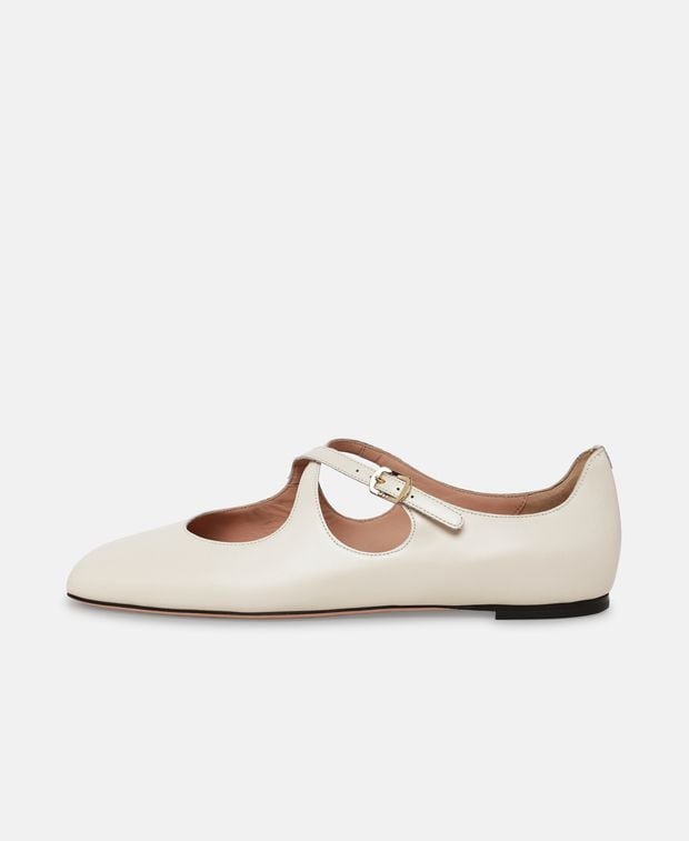Bally Ballerina flat with straps Beliska