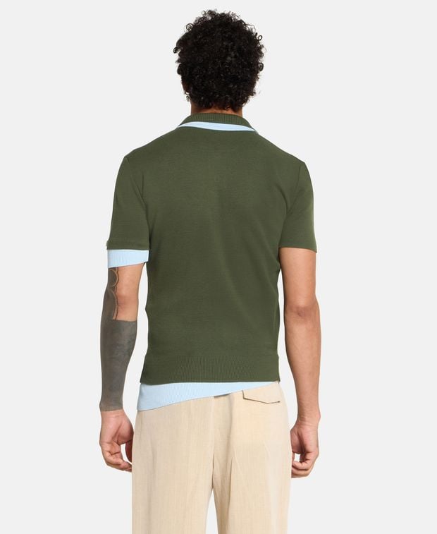 Jacquemus Knitted polo shirt Le Double