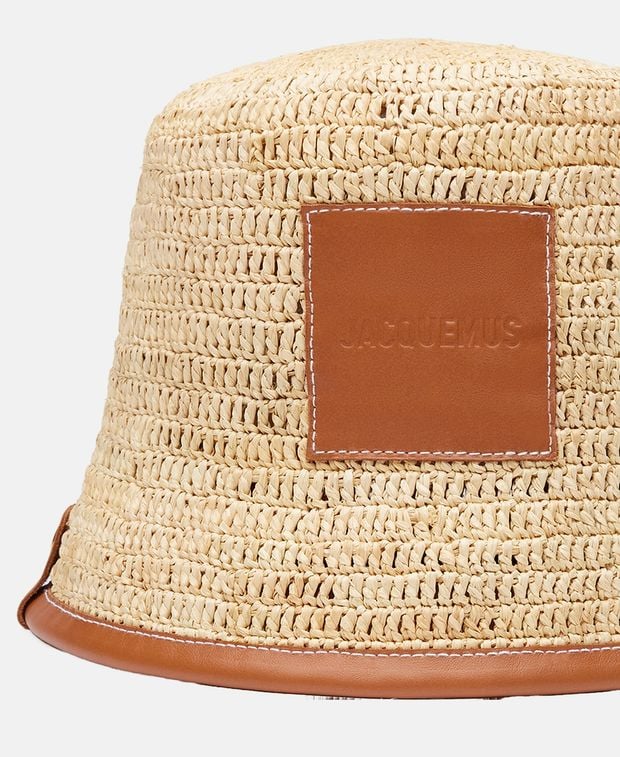 Jacquemus Raffia hat Le Bob Soli