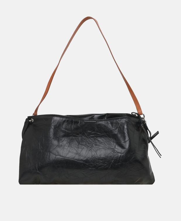 Jil Sander Leather shoulder bag Twin