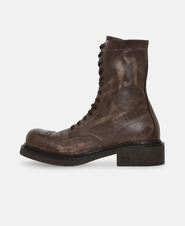 Miu Miu Lace-up ankle boot