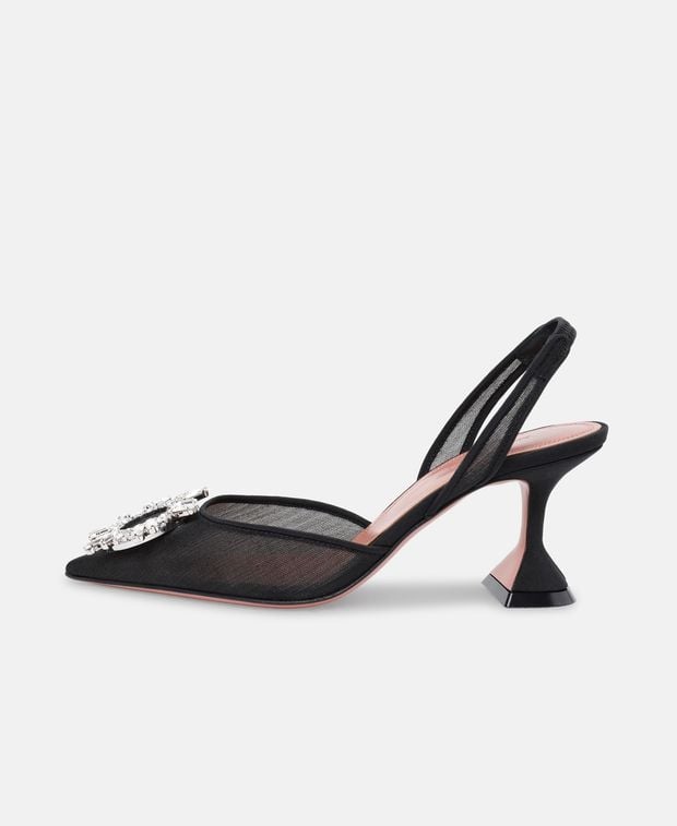 Amina Muaddi Slingback pumps Begum Mesh
