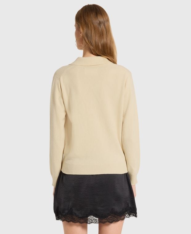 Maison Margiela Woolen long-sleeved polo
