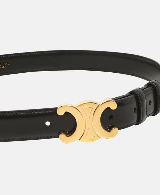 Celine Leather belt Triomphe