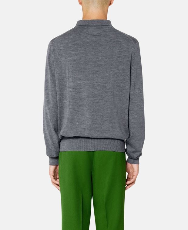 Ami Paris Woolen long-sleeved polo