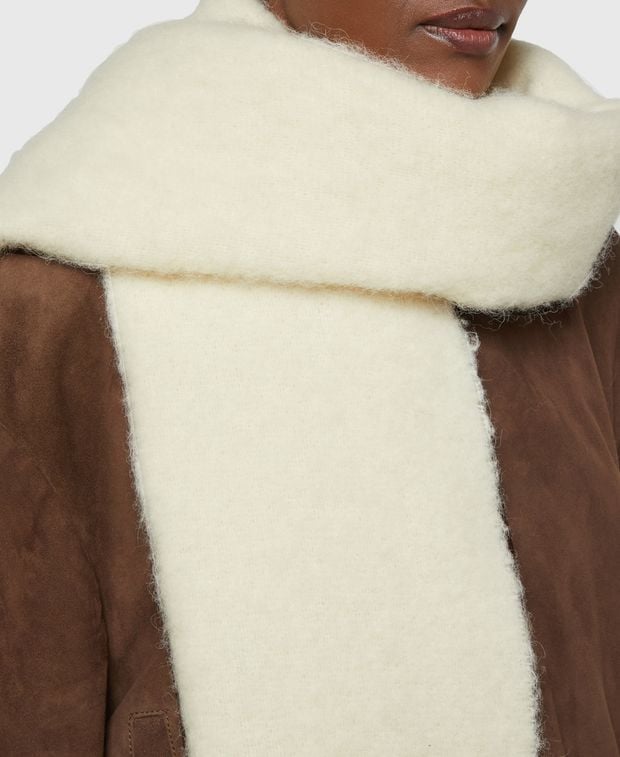 Aeyde Wool-blend scarf Bale