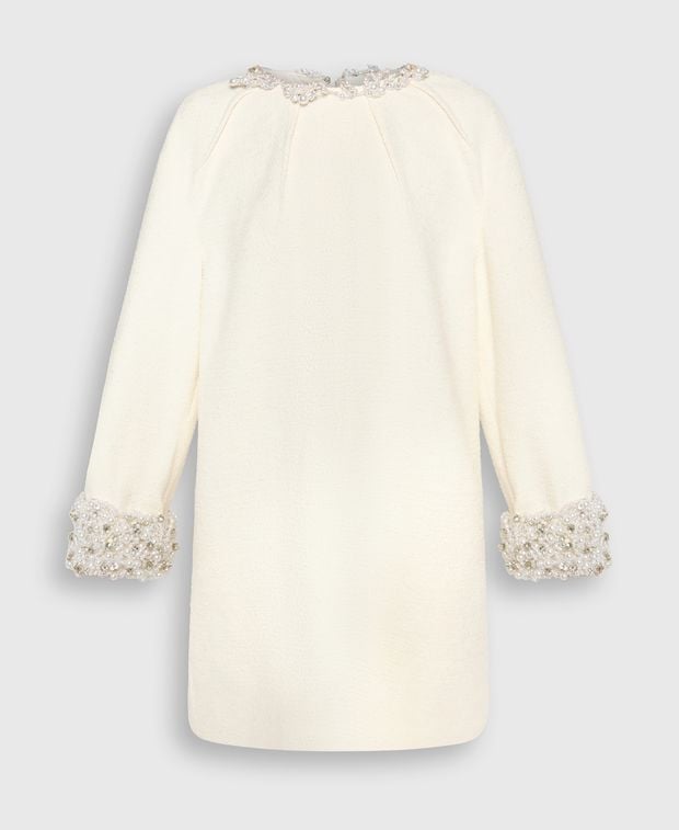 Oscar de la Renta Wool-blend dress