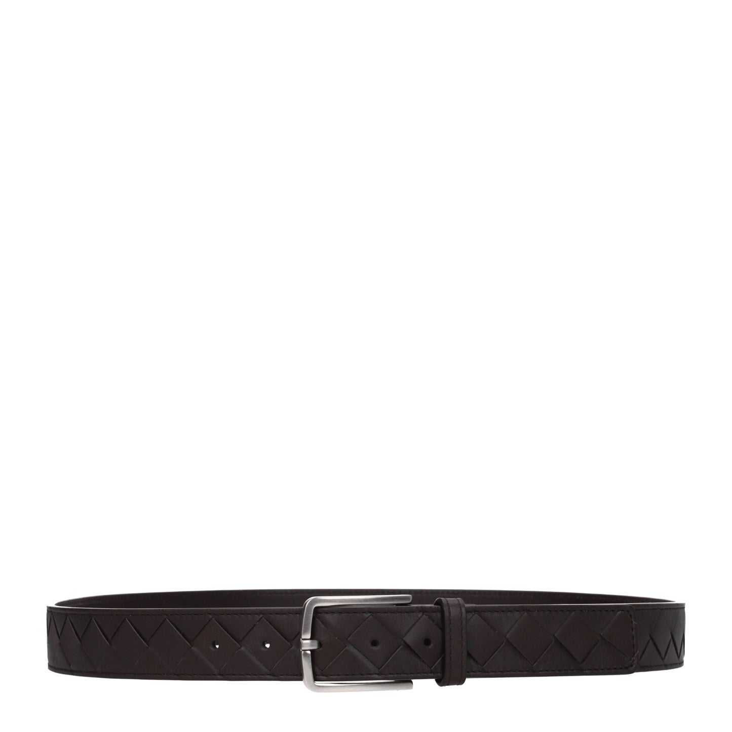 Bottega Veneta Belts Men Leather Brown/Dark Brown