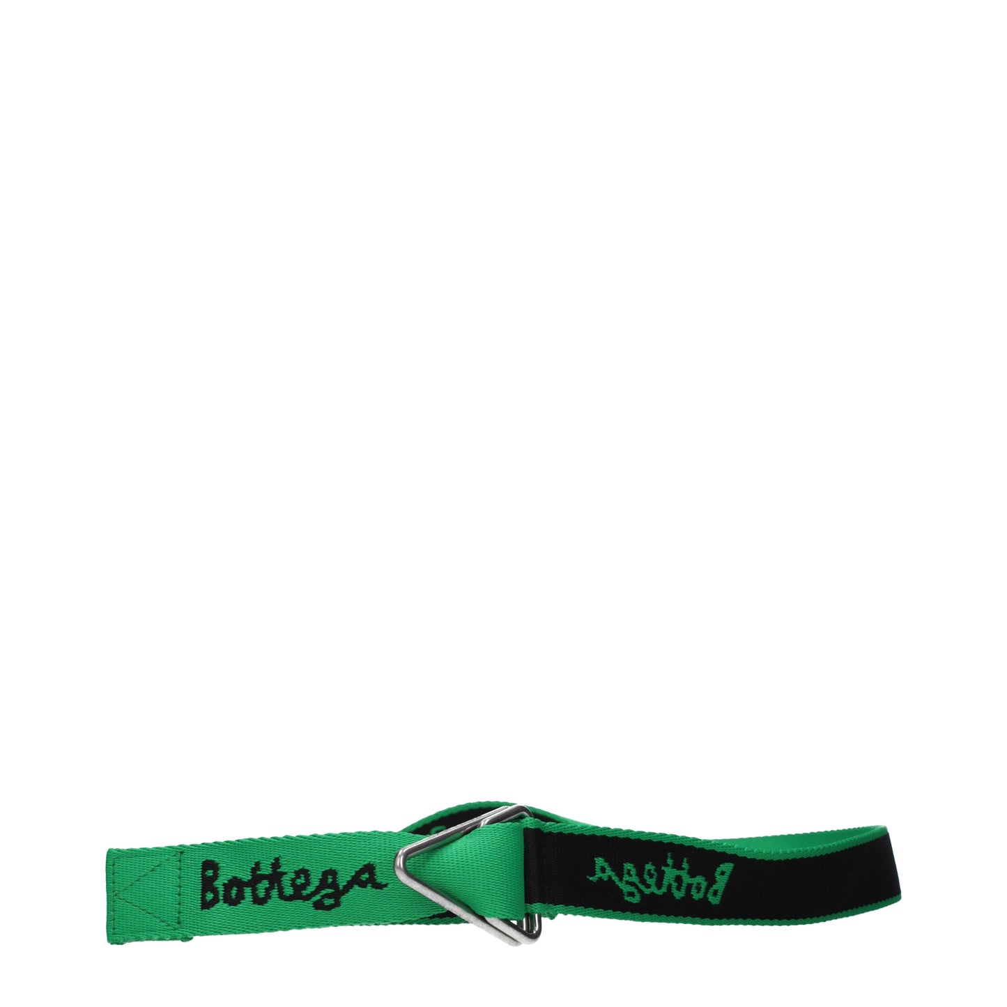Bottega Veneta Belts Men Fabric Green/Black
