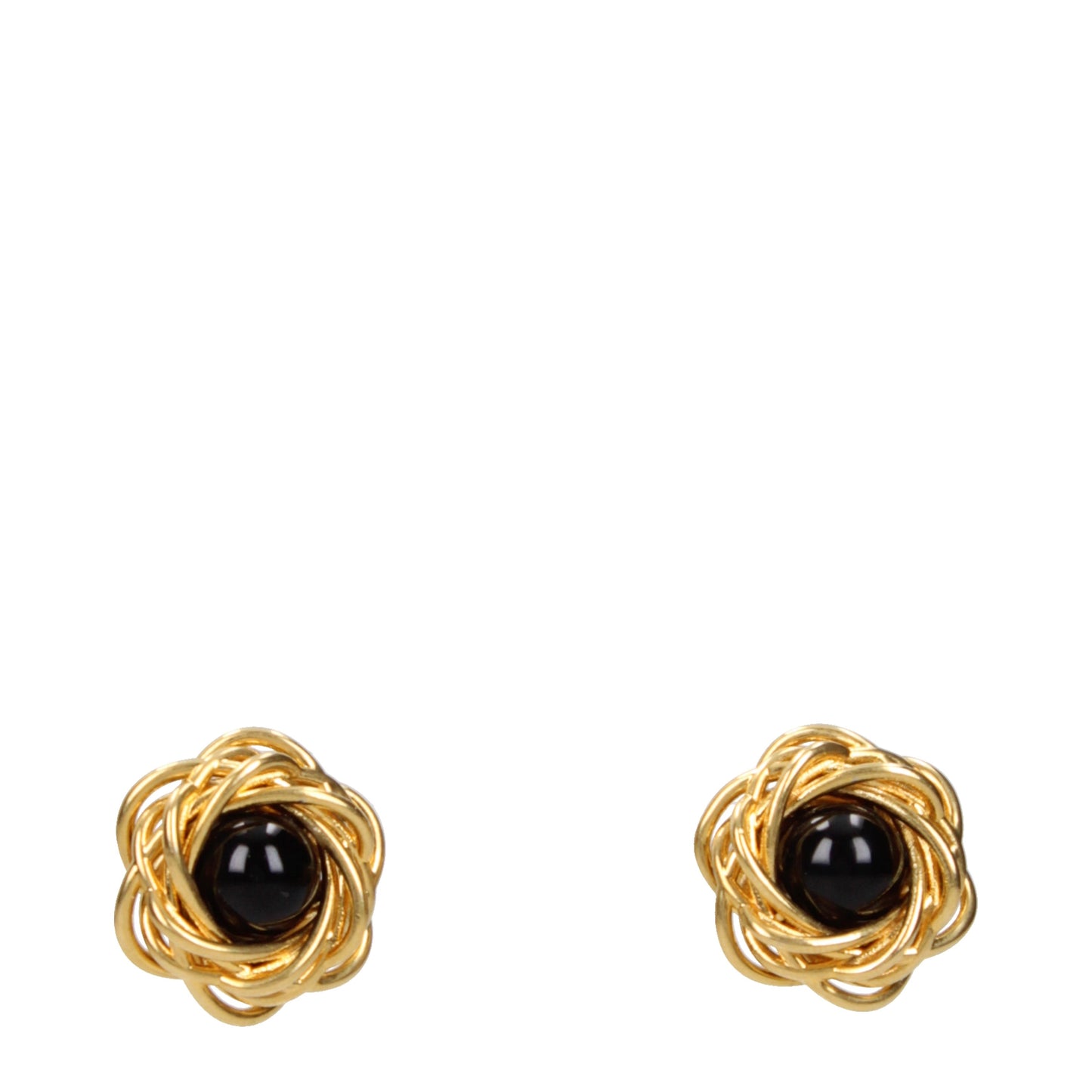 Patou Earrings Women Brass Gold/Black