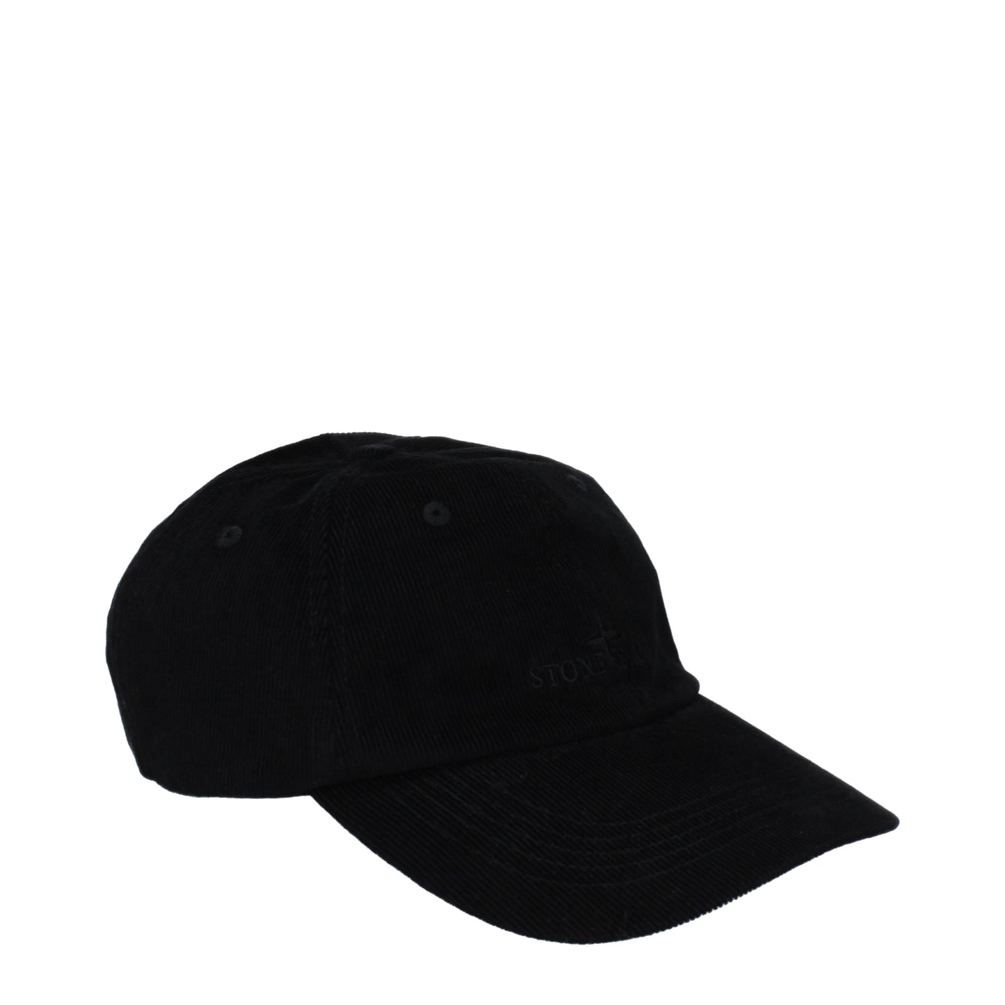 Stone Island Hats Men Cotton Black