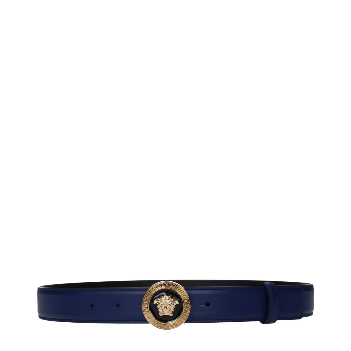 Versace Belts Women Leather Blue/Electric Blue