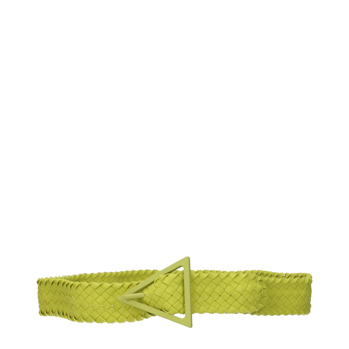 Bottega Veneta Belts Men Rubber Green/Kiwi