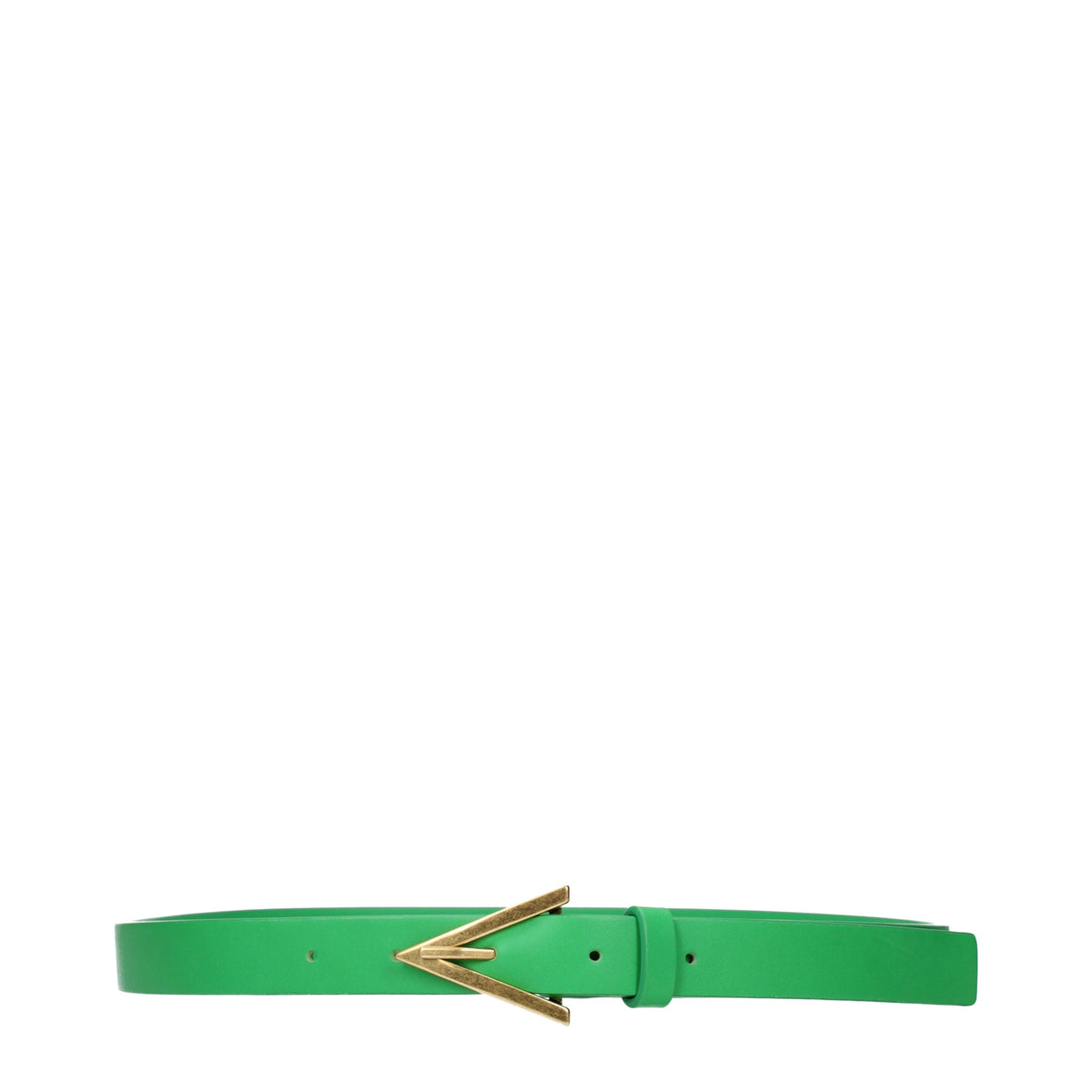 Bottega Veneta Belts Women Leather Green/Grass