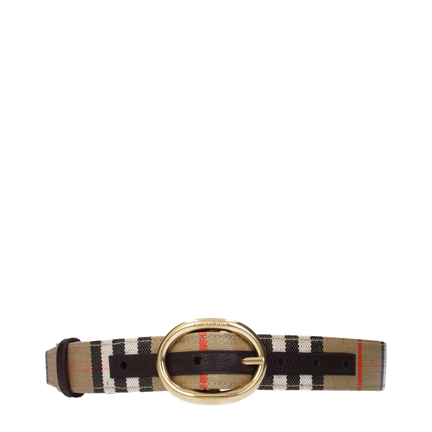 Burberry Belts Women Fabric Beige