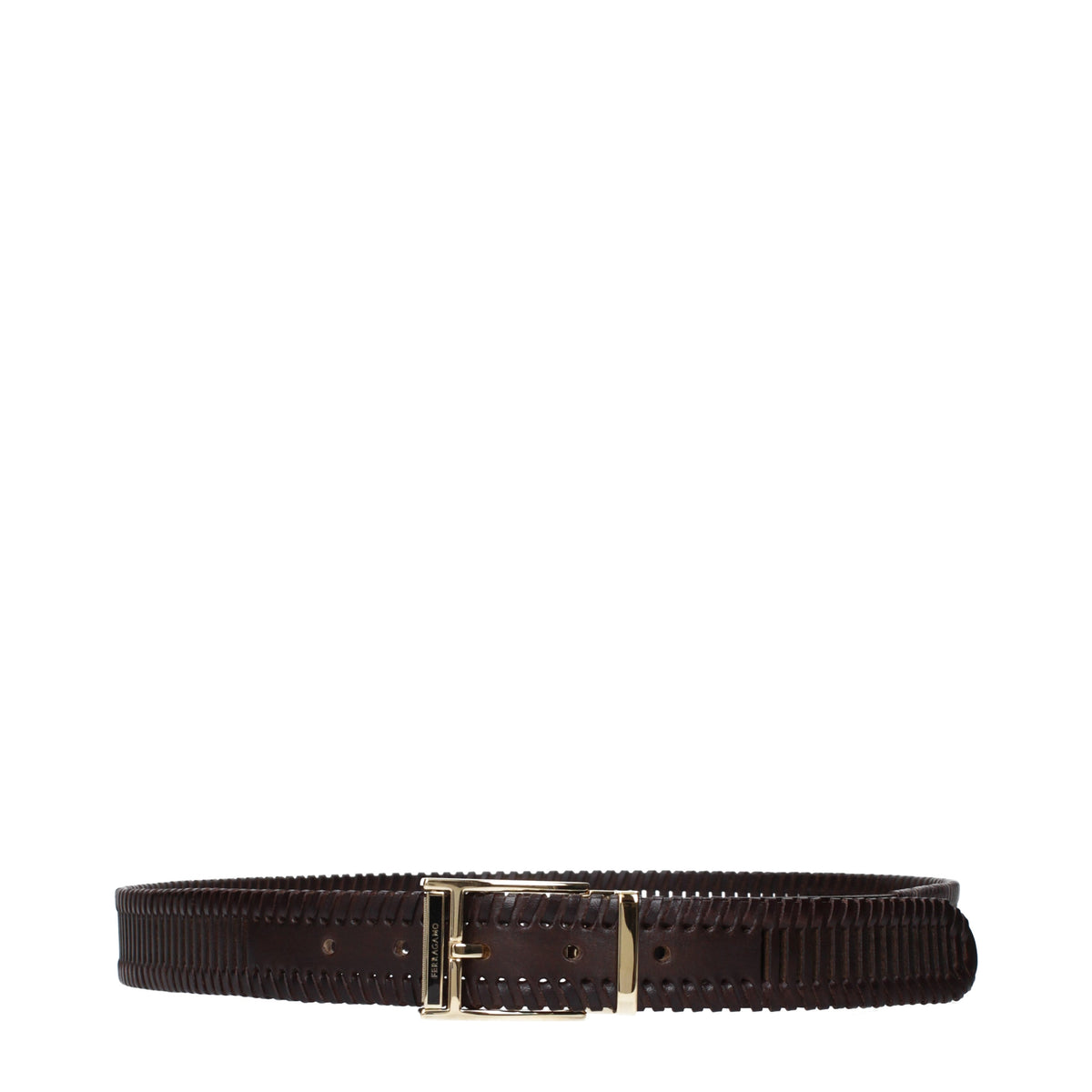 Salvatore Ferragamo Belts Men Leather Brown