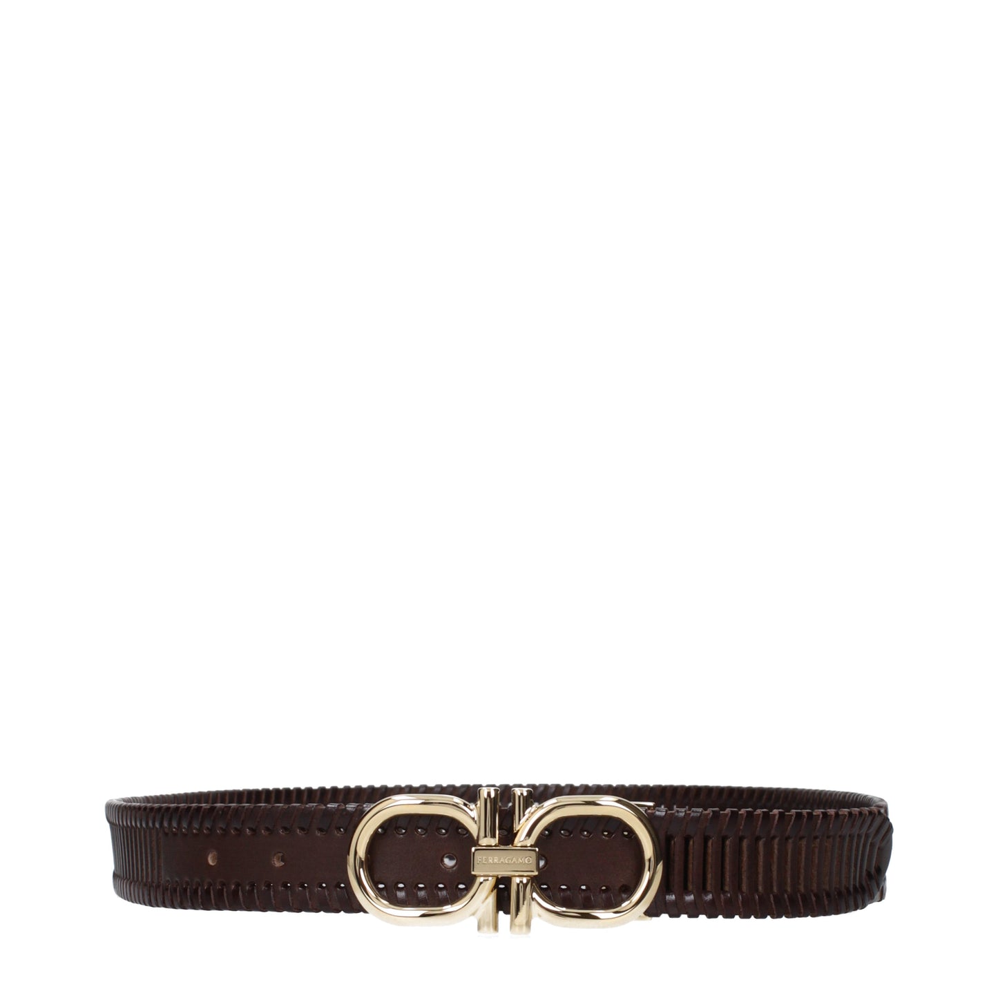 Salvatore Ferragamo Belts Men Leather Brown