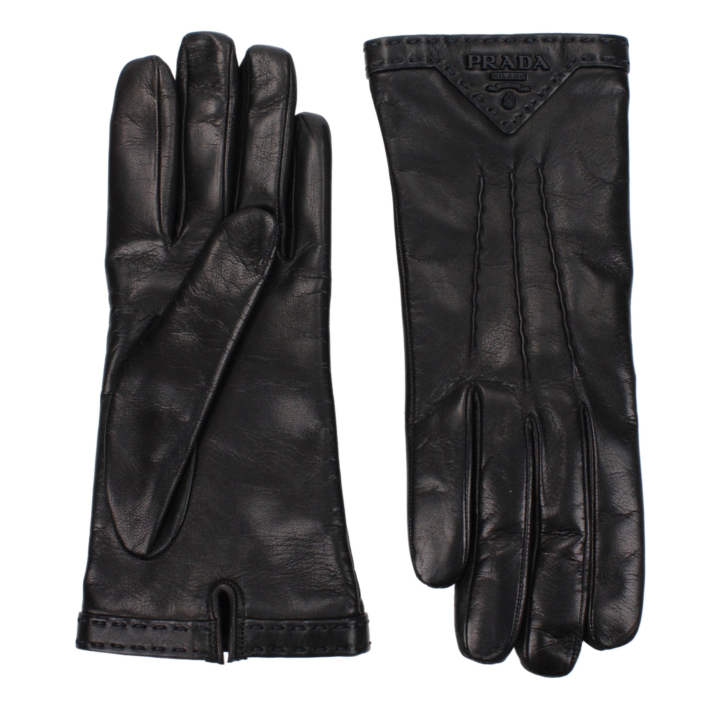 Prada Women's Gloves Leather