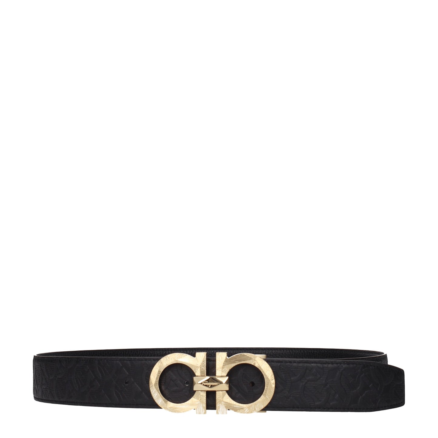 Salvatore Ferragamo Belts Men Leather Black/Black