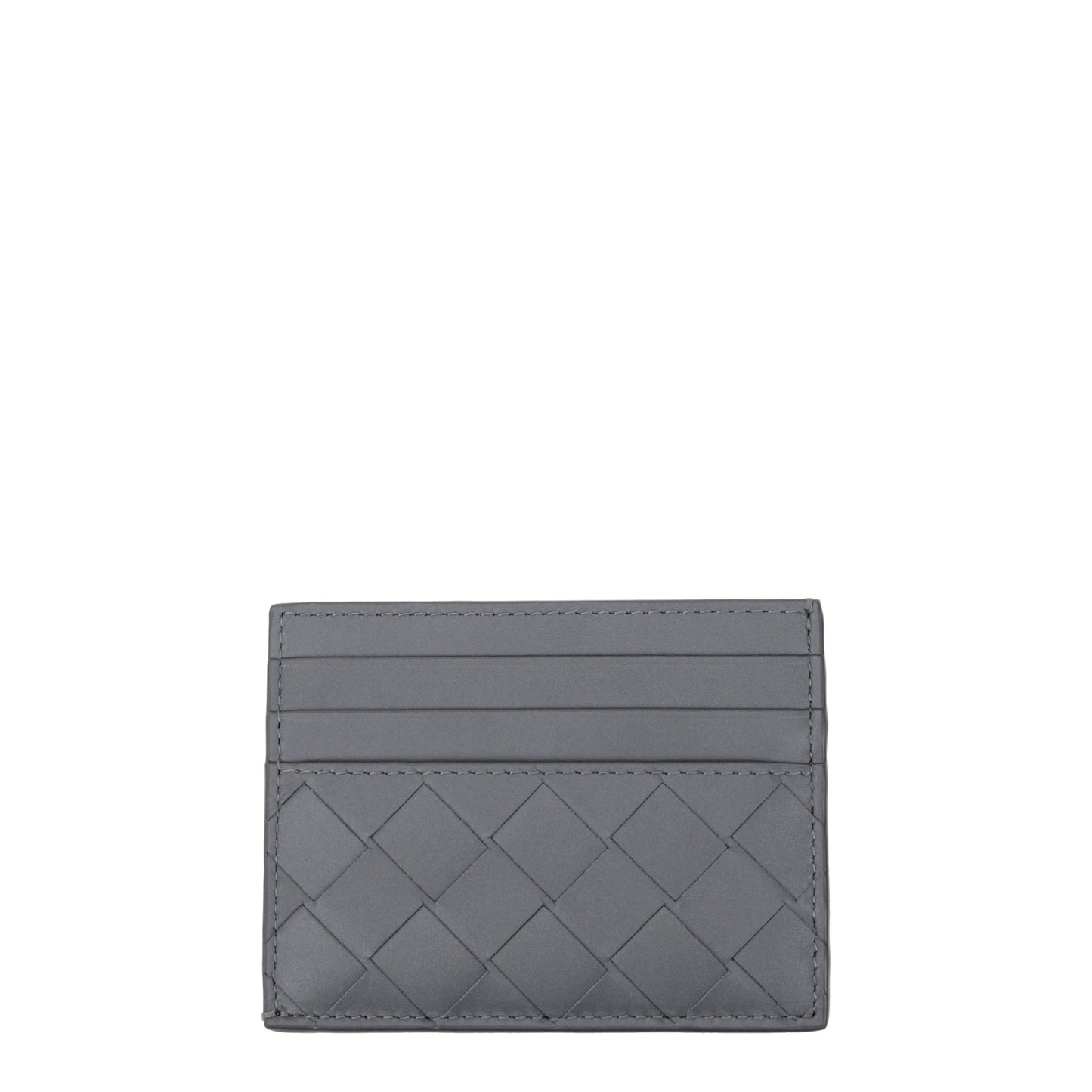 Bottega Veneta Document Holders Men Leather Gray/Rock