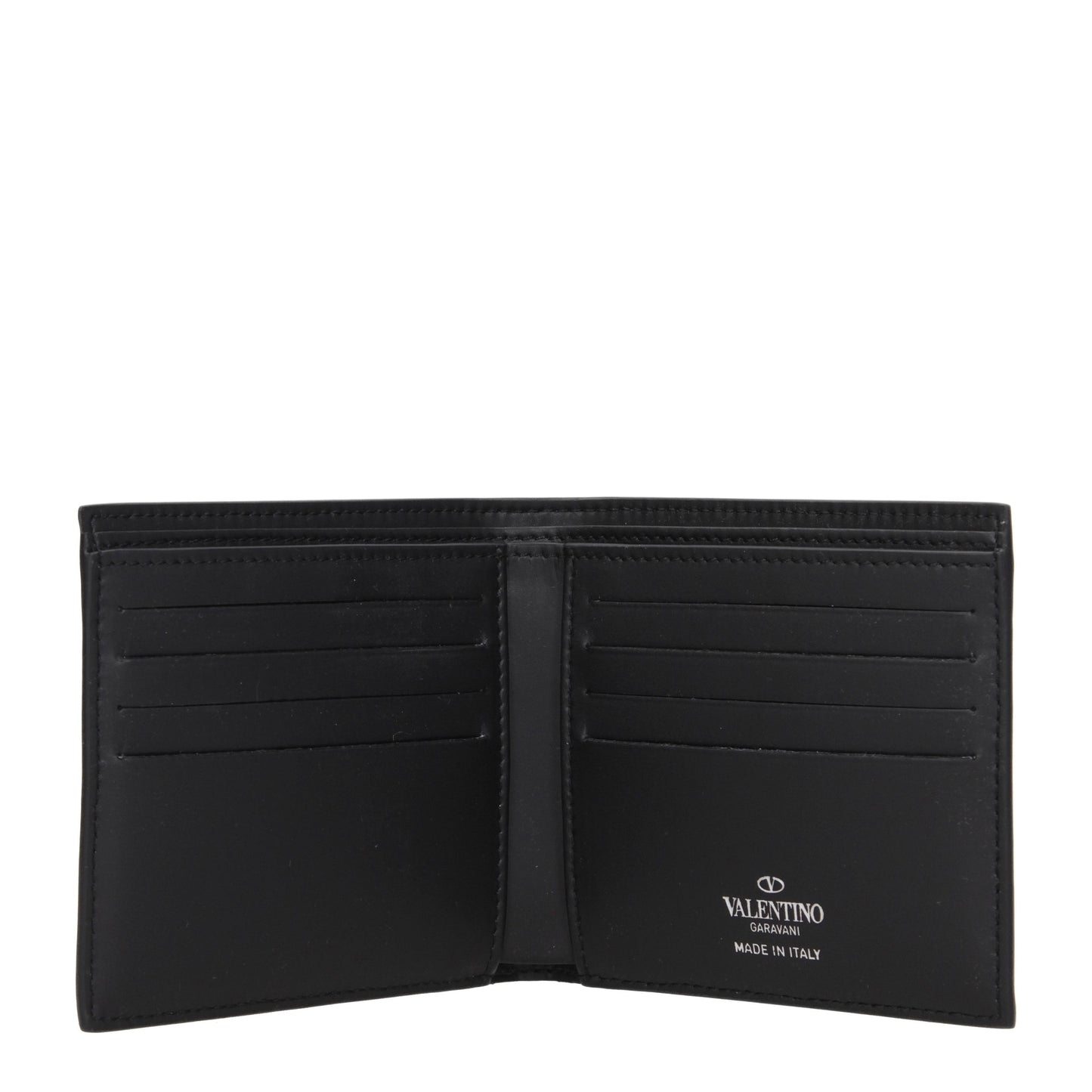 Valentino Garavani Wallets Men Leather Black/Black