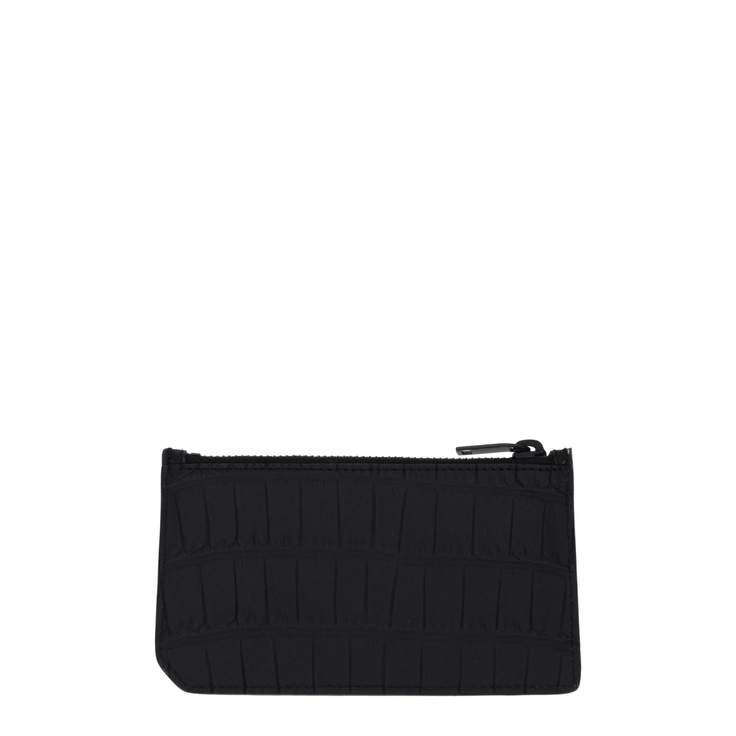 Saint Laurent Men's Coin Purses Leather Crocodile