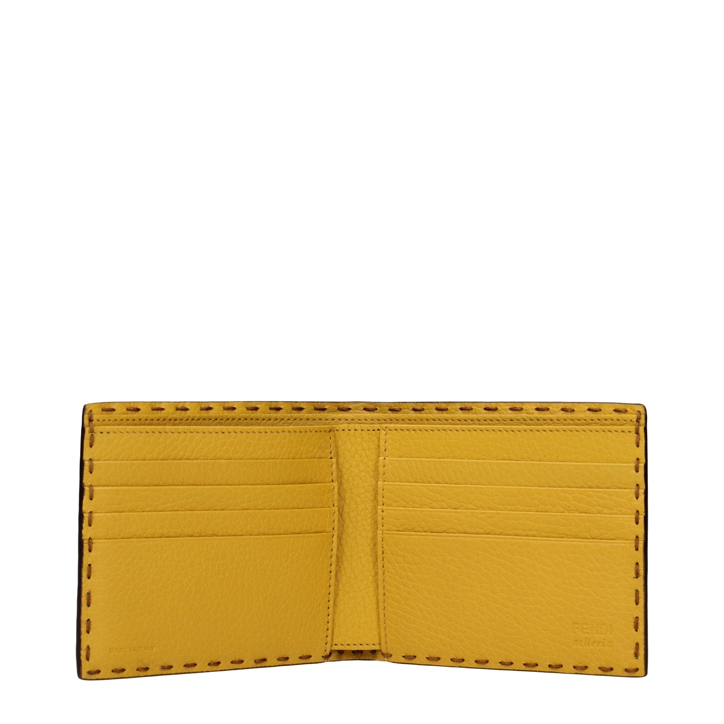 Fendi Wallets Men Leather Brown/Leather
