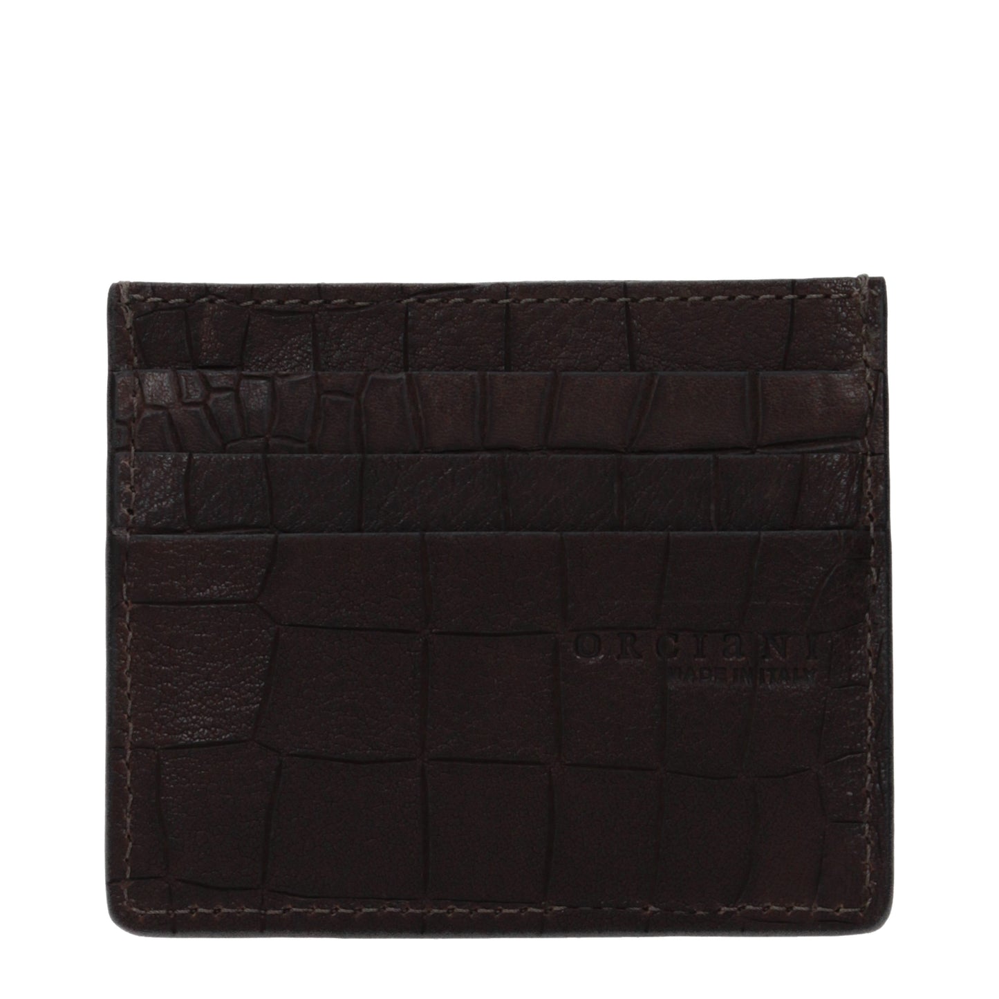 Orciani Document Holders Men Leather Brown/Ebony