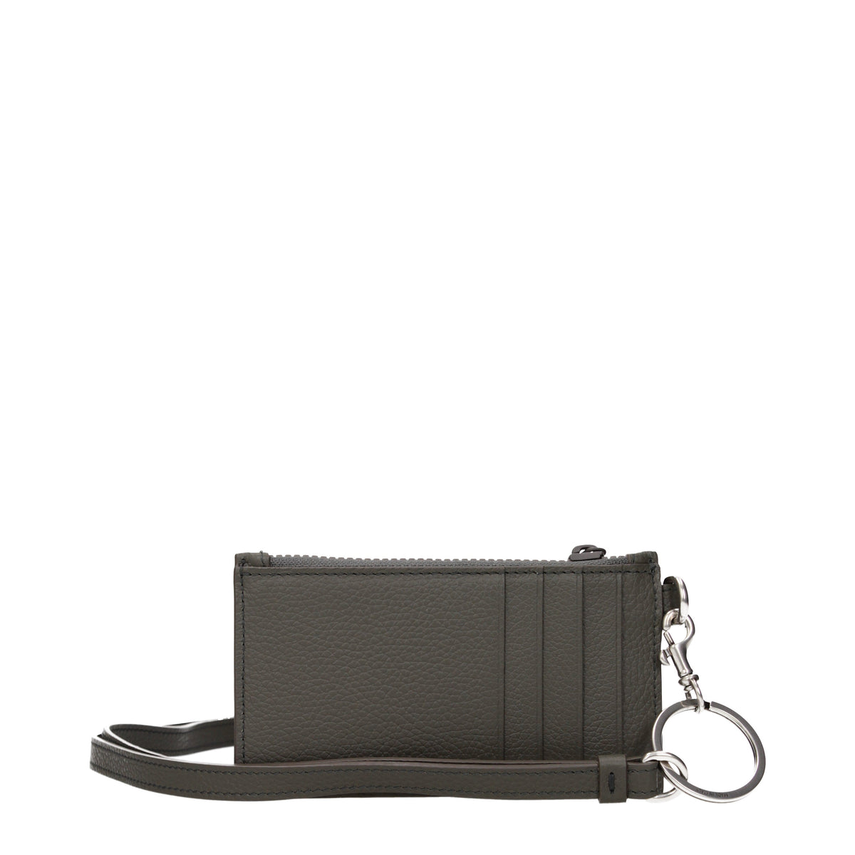 Balenciaga Coin Purses Men Leather Green/Khaki