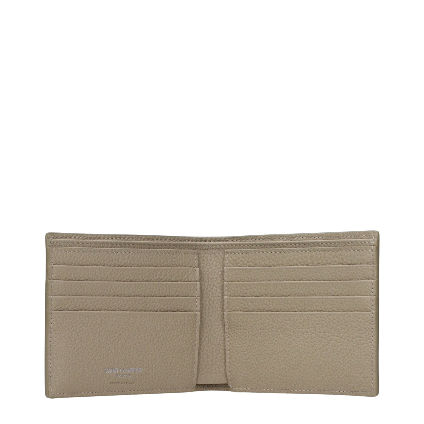 Saint Laurent Wallets Men Leather Beige