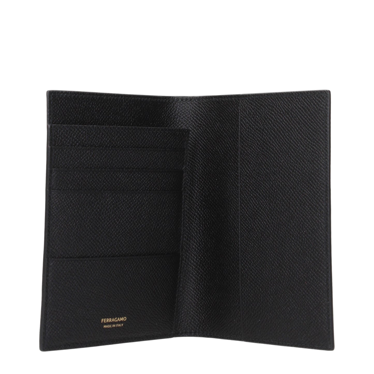 Salvatore Ferragamo Document Holders Men Leather Black