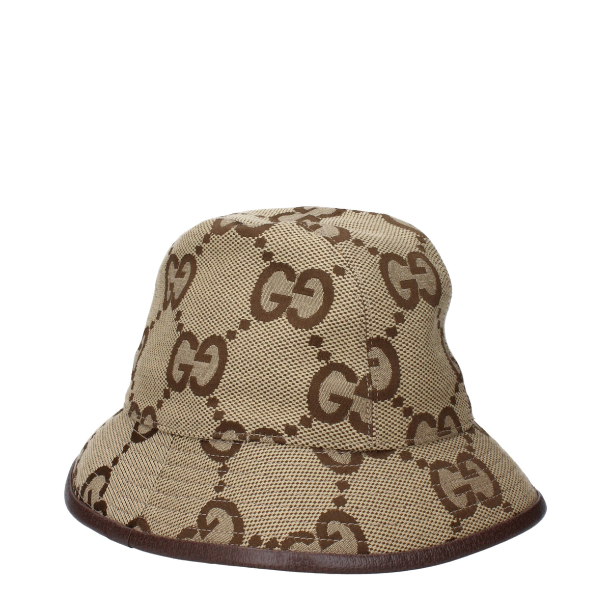 Gucci Hats Women Cotton Beige/Brown
