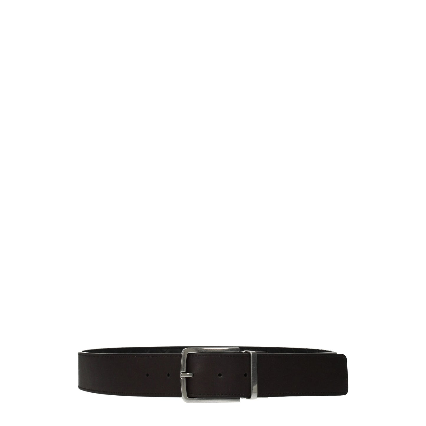 Bottega Veneta Belts Men Leather Black/Dark Brown