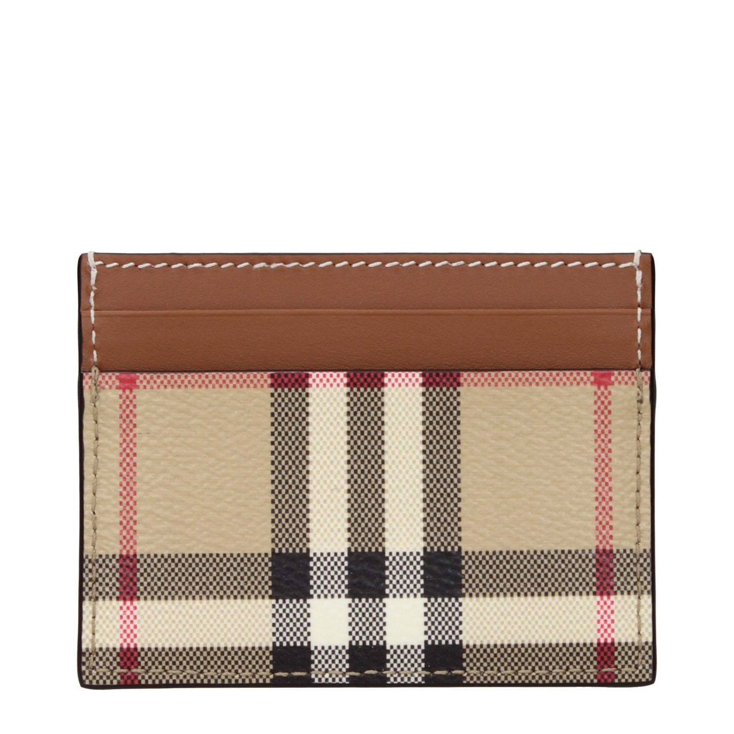 Burberry Document Holders Women Fabric Beige/Brown
