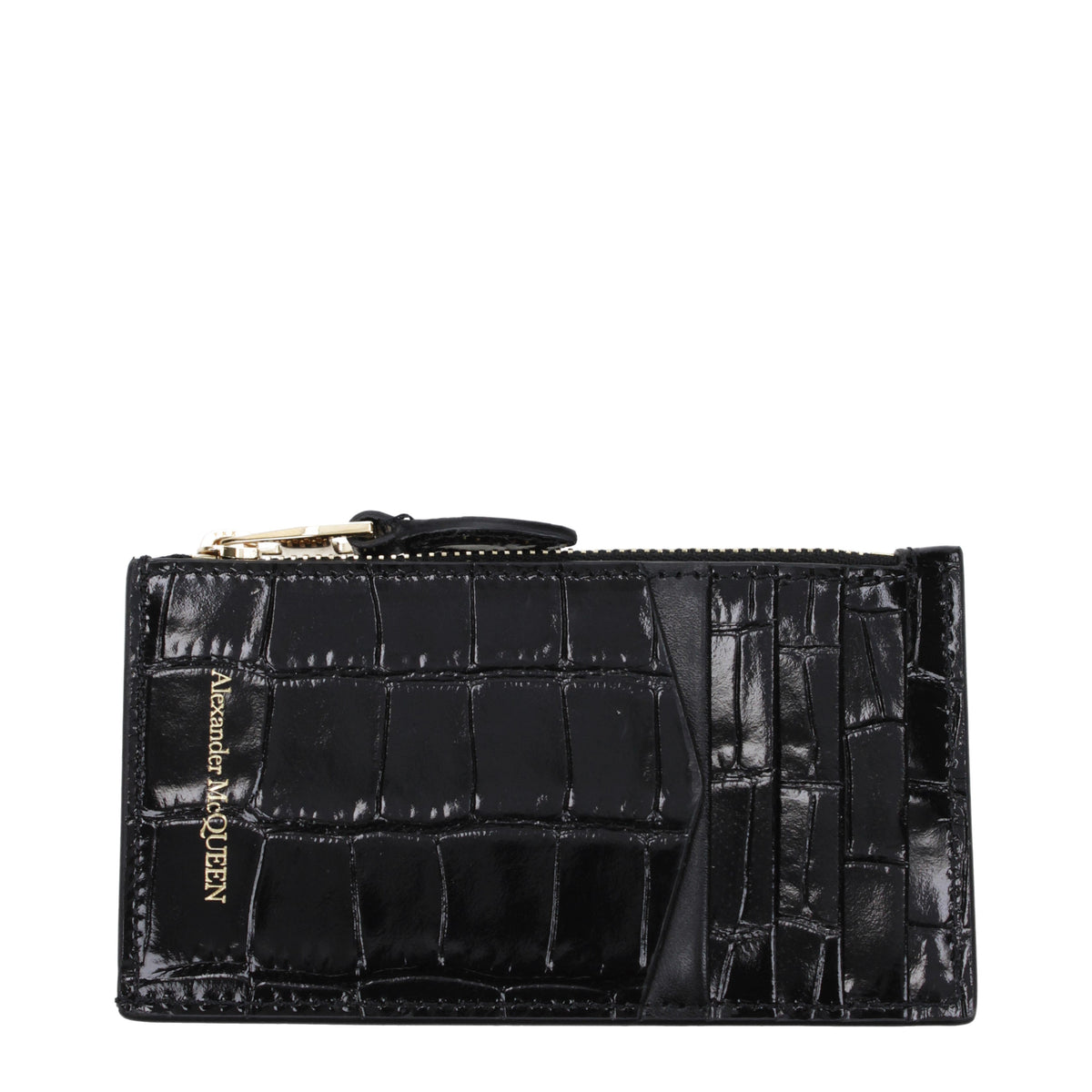 Alexander McQueen Coin Purses Women Leather Black