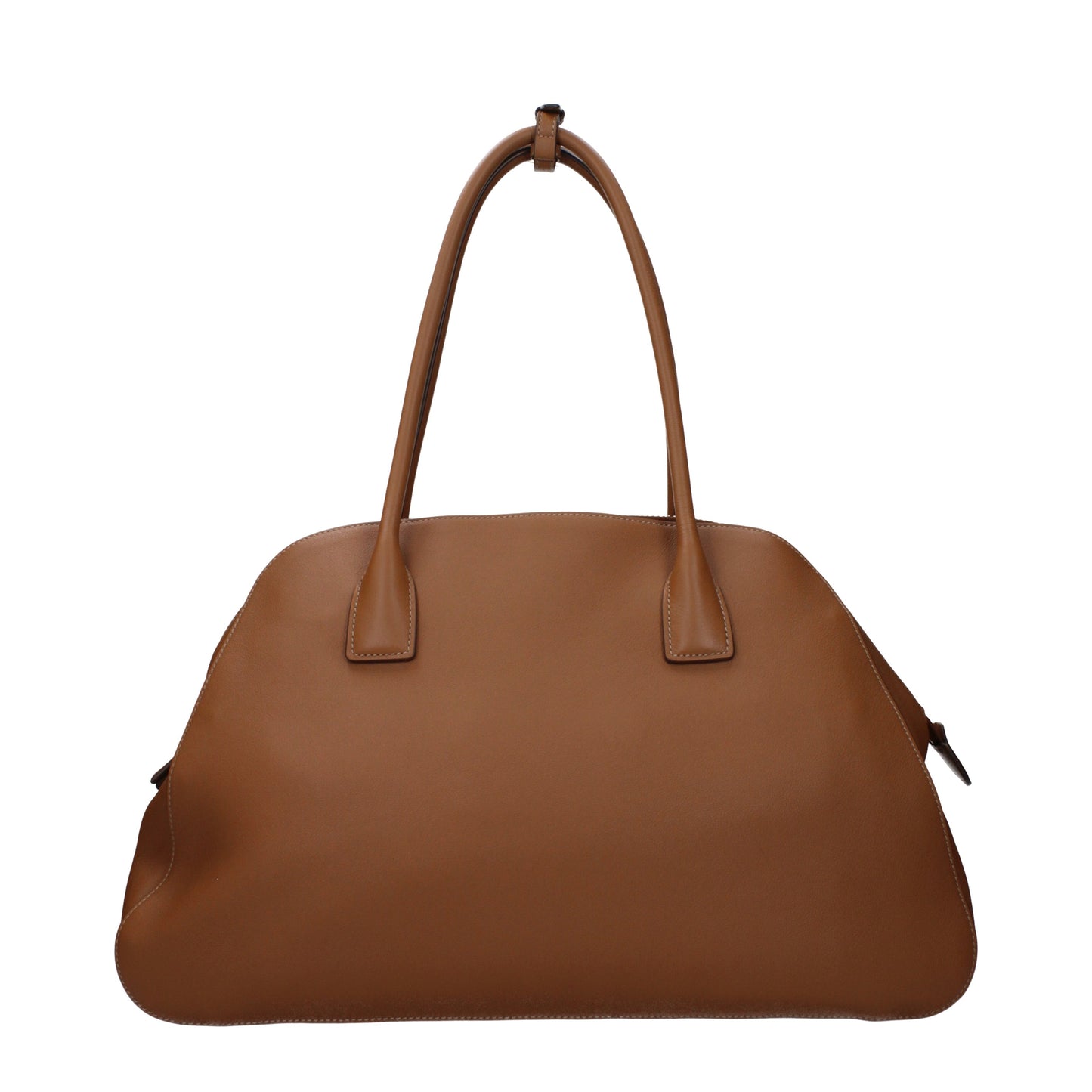 Prada Shoulder Bags Women Leather Brown/Caramel