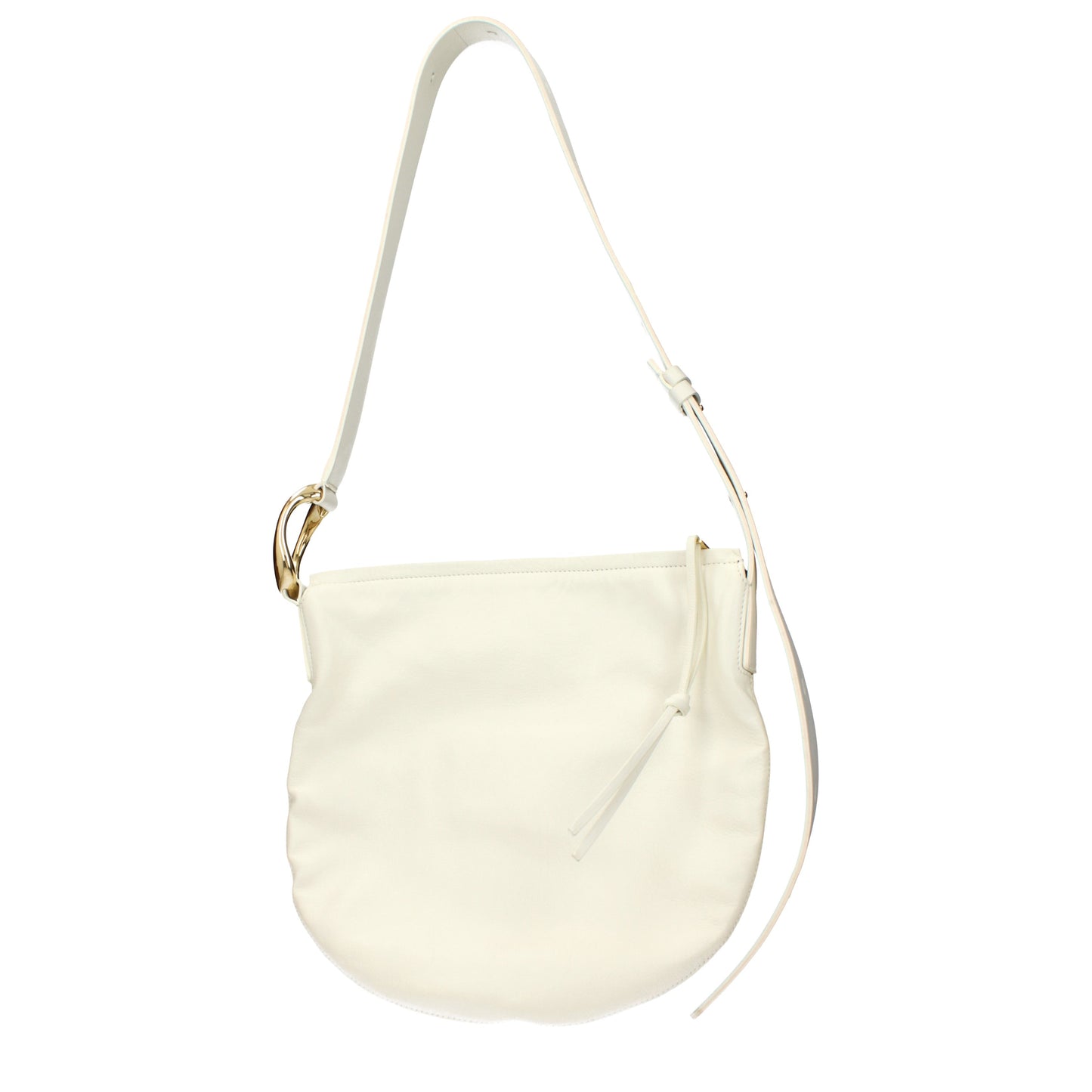 Jil Sander Crossbody Bags Women Leather Beige/Eggshell