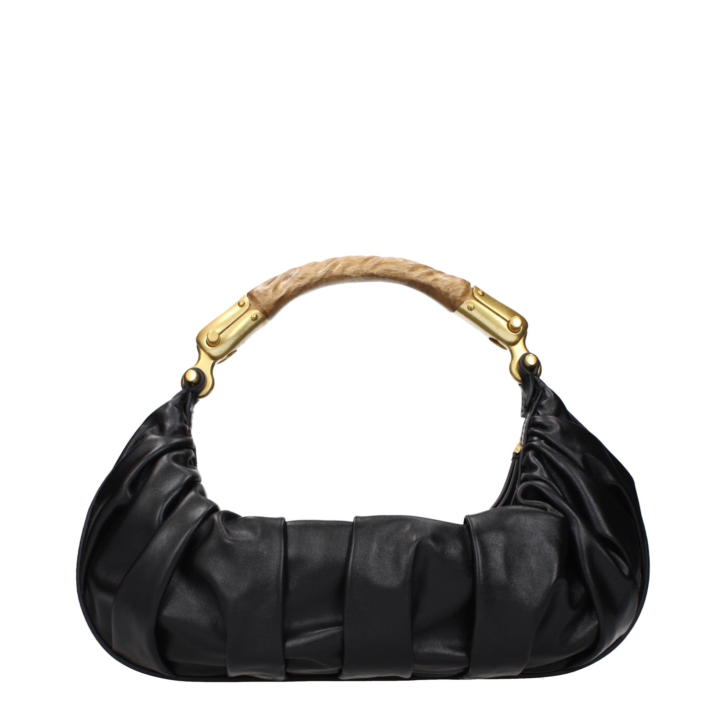 Balmain Handbags Women Leather Black