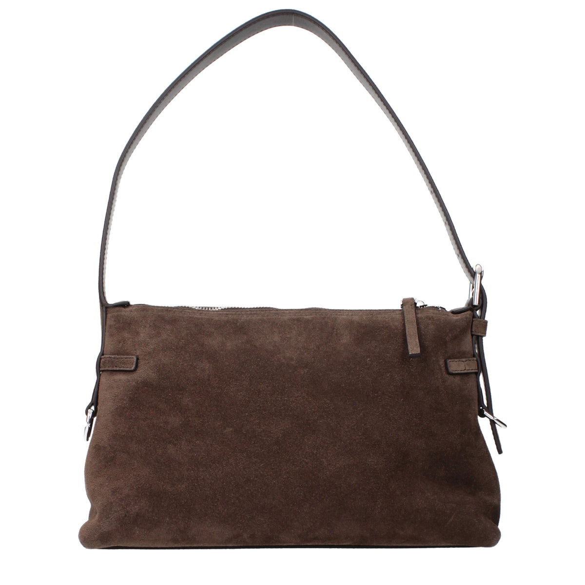 Givenchy Shoulder Bags Women Suede Brown/Ebony