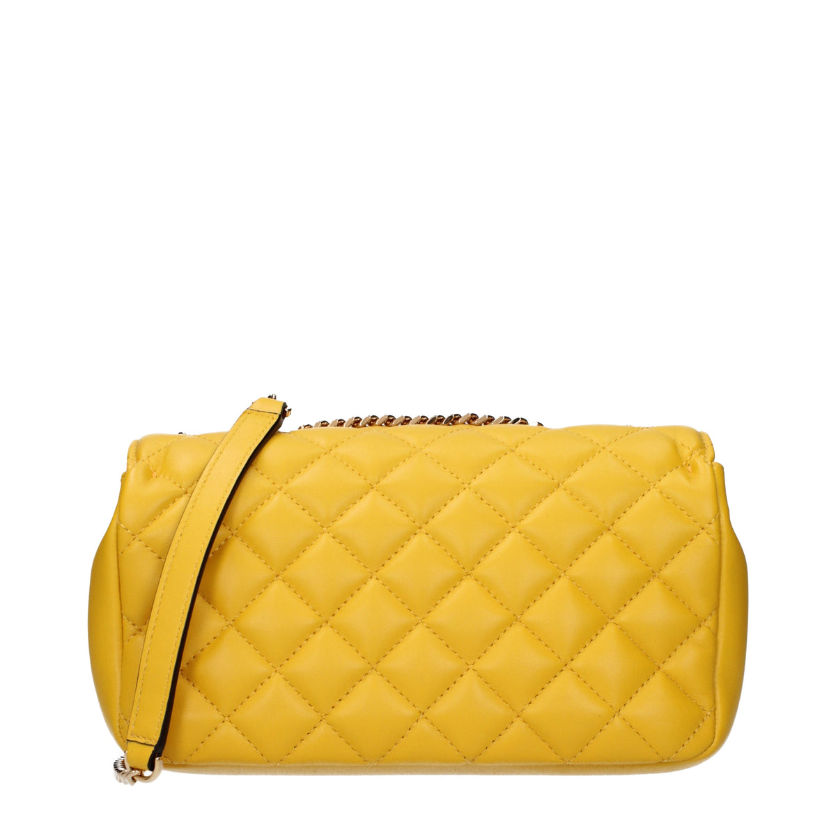 Versace Shoulder Bags Women Leather Yellow/Marigold