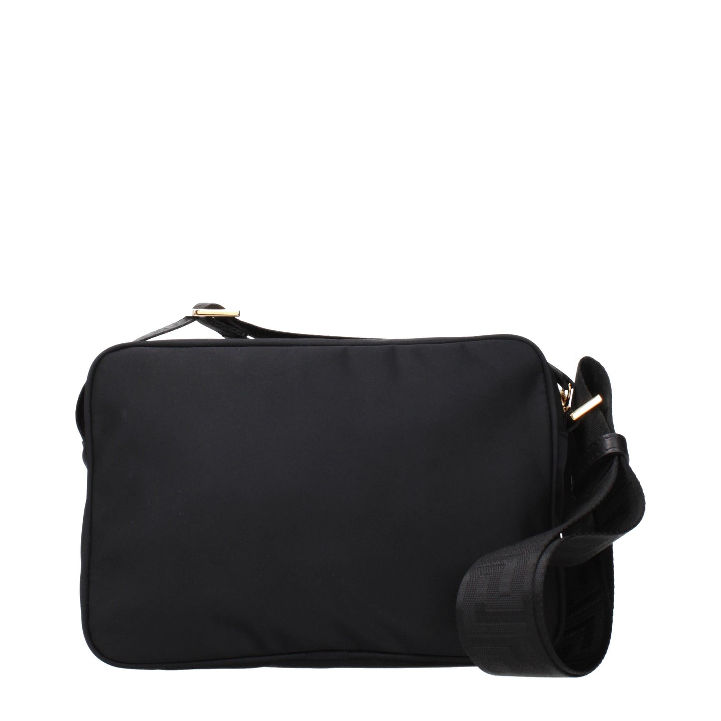 Versace Crossbody Bags Men Fabric Black