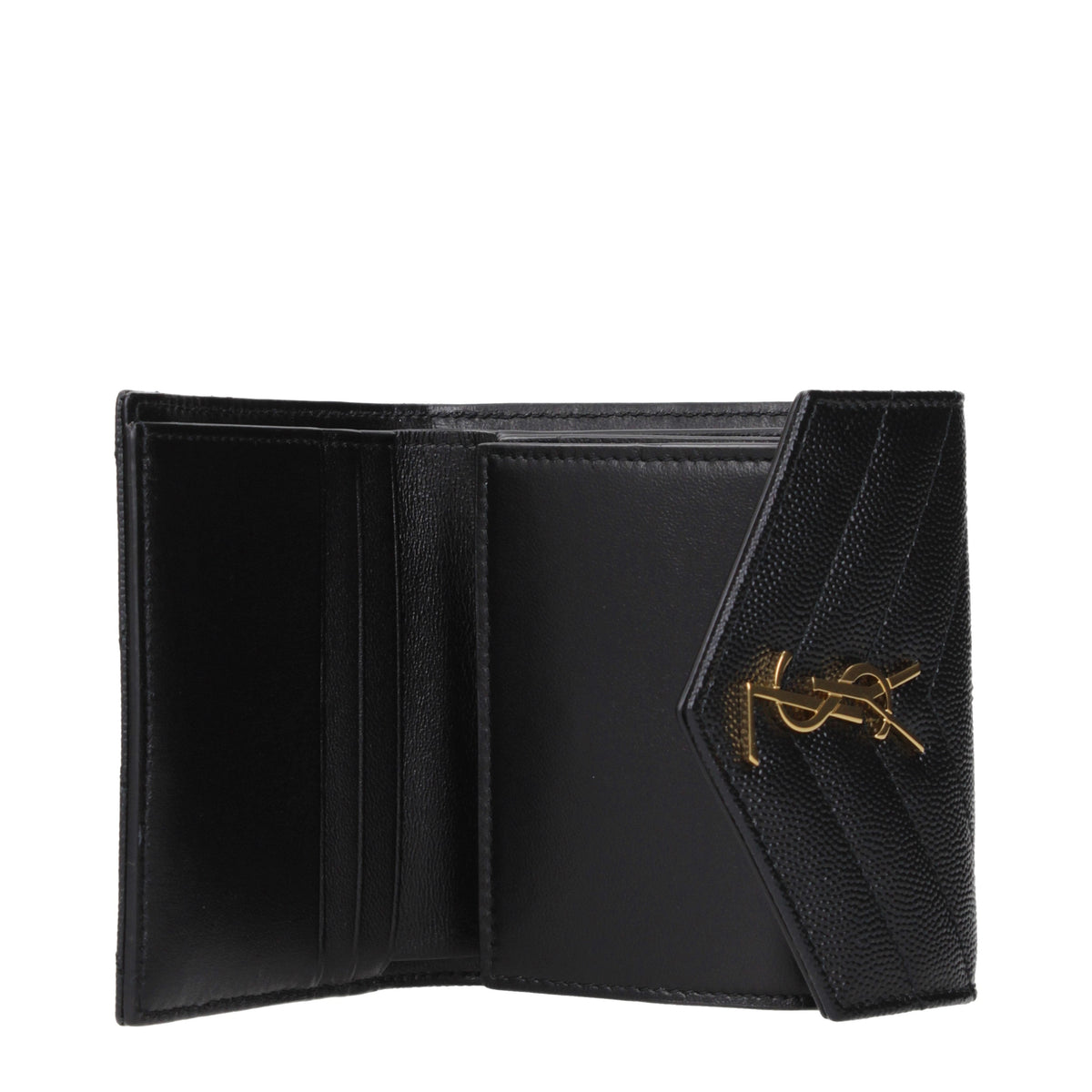 Saint Laurent Wallets Women Leather Black