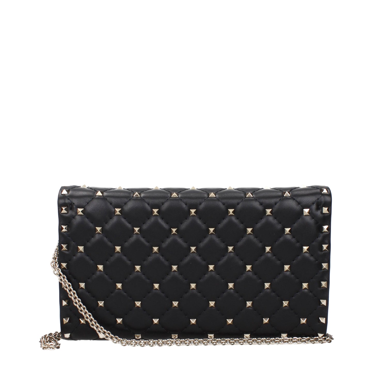 Valentino Garavani Clutches Women Leather Black