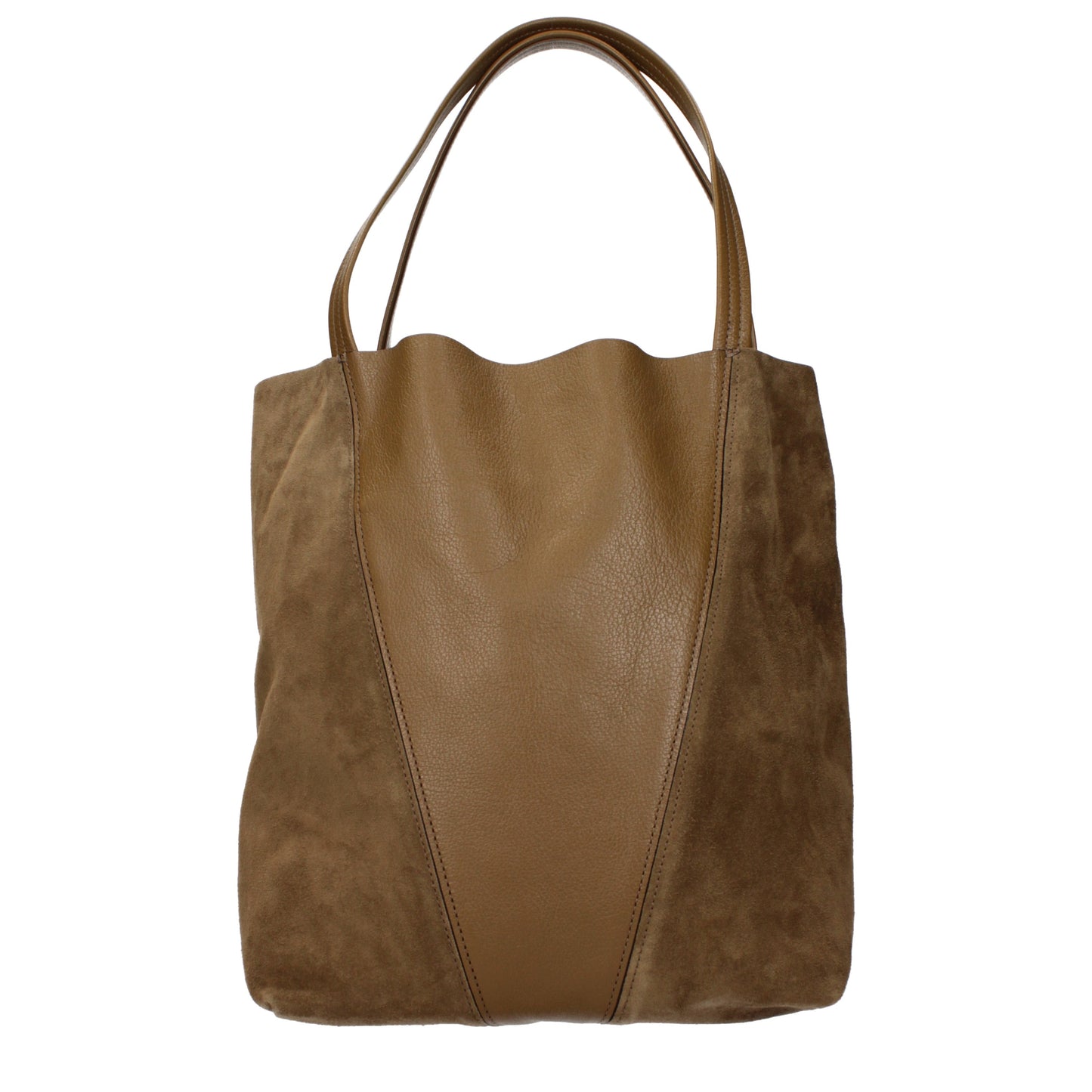 Chloé Shoulder Bags Women Suede Brown/Khaki