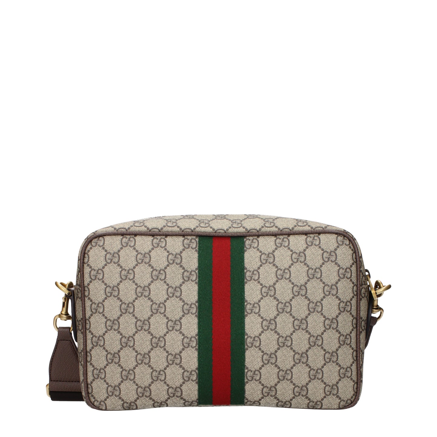 Gucci Crossbody Bags Men Fabric Beige/Brown