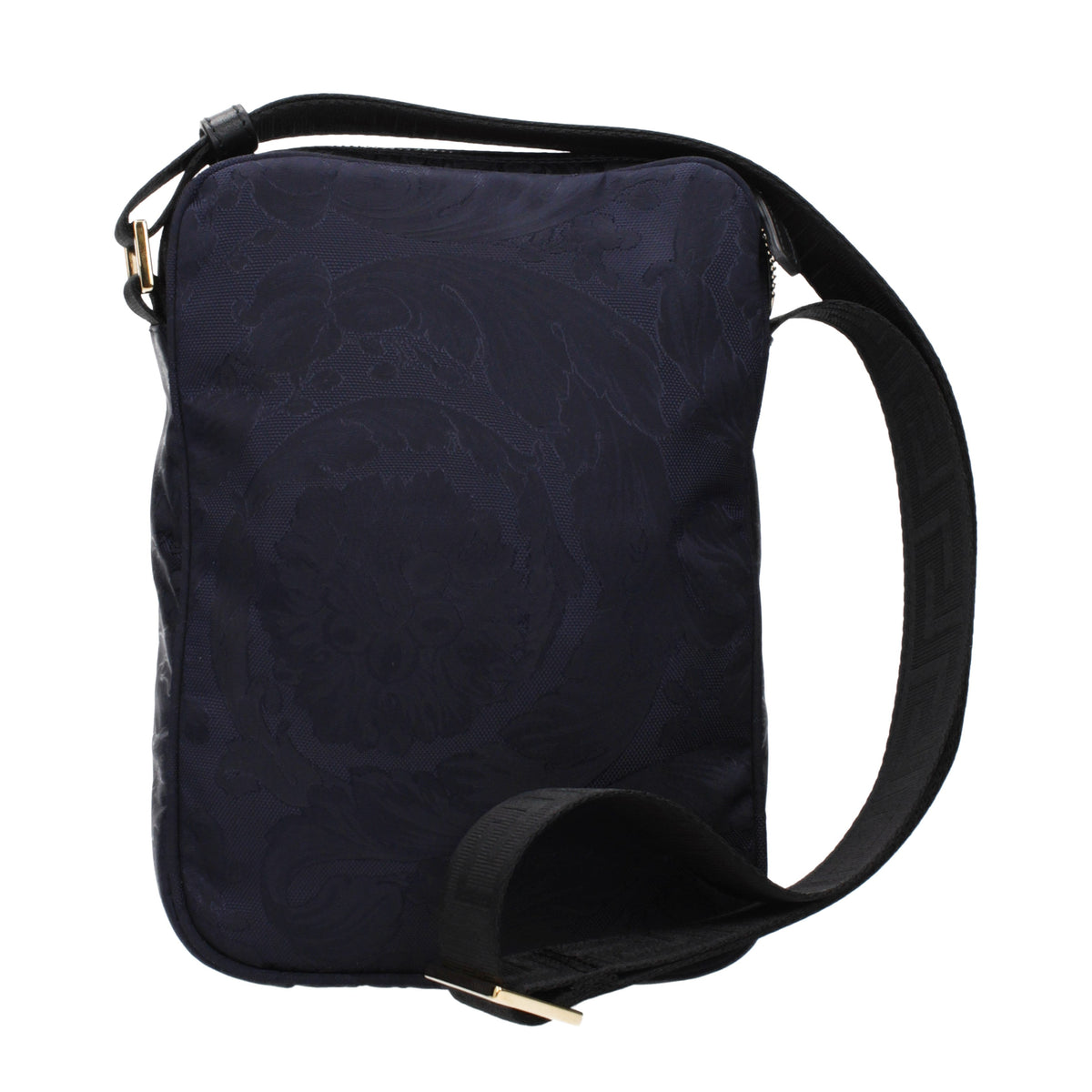 Versace Crossbody Bags Men Fabric Blue/Blue Navy