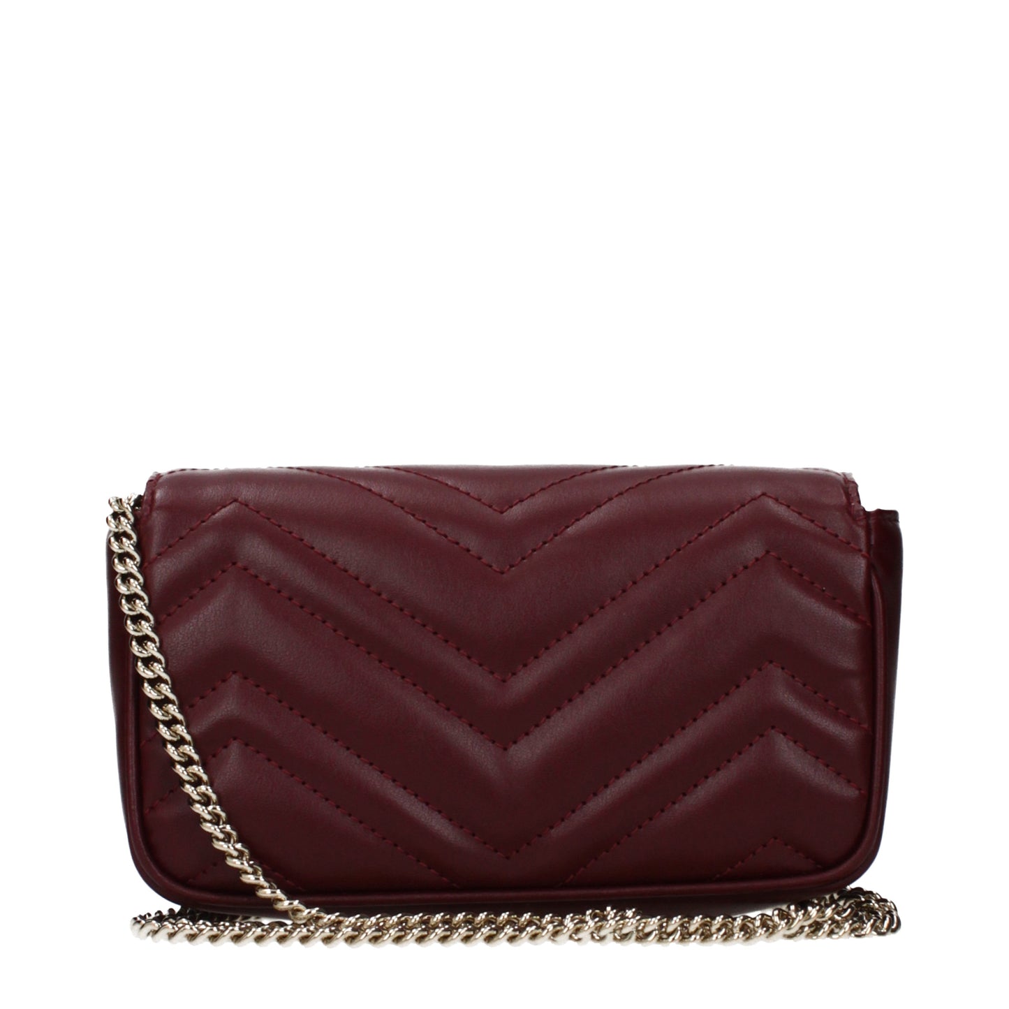 Gucci Clutches Women Leather Red/Bordeaux
