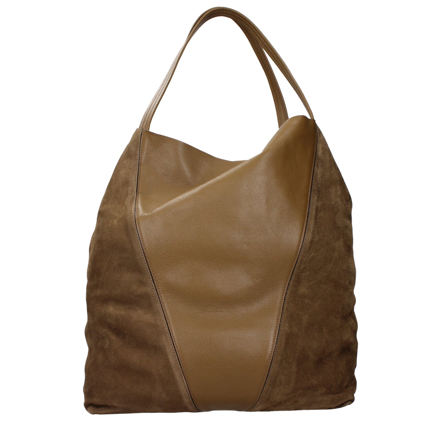 Chloé Shoulder Bags Women Suede Brown/Khaki