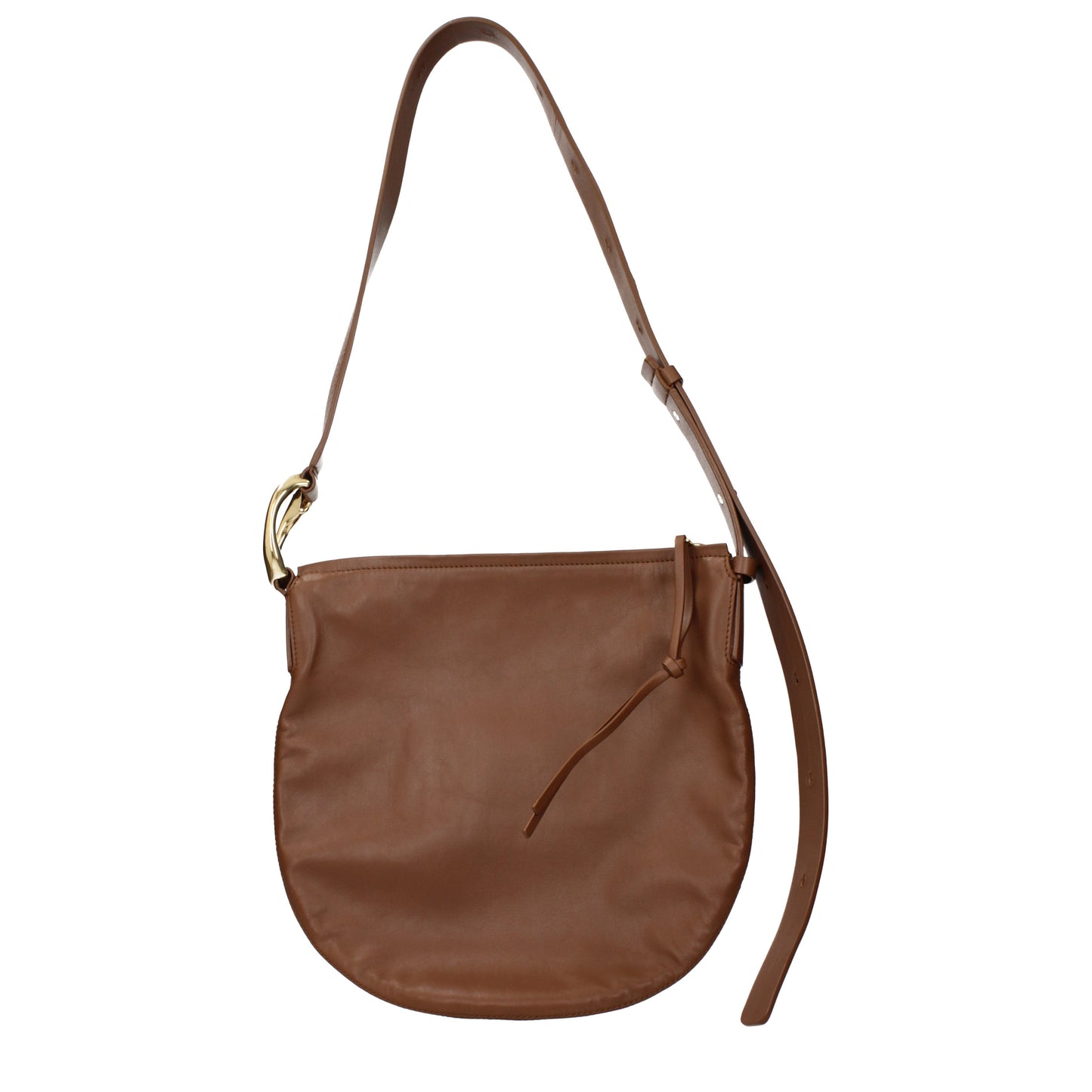 Jil Sander Crossbody Bags Women Leather Brown