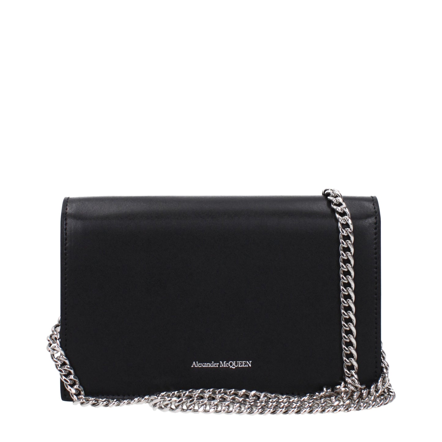 Alexander McQueen Clutches Women Leather Black